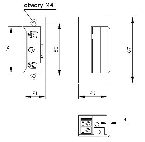 LC-R4-12.13 zasilanie AC + ukad prostowniczy - Elektrozaczepy