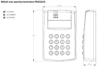 RCP PR602LCD-O Roger