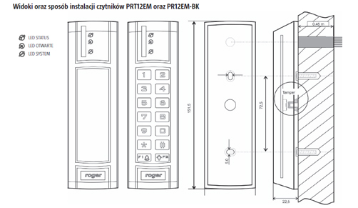 PRT12MF-L firmy Roger